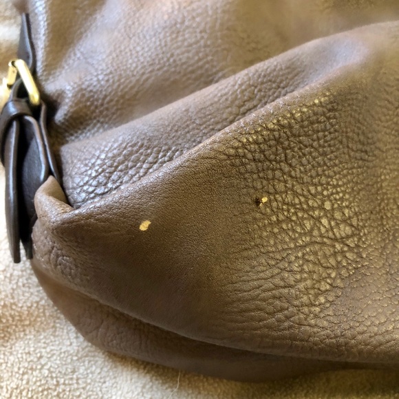Taupe/Gold Steve Madden Shoulder Bag - Picture 6 of 6